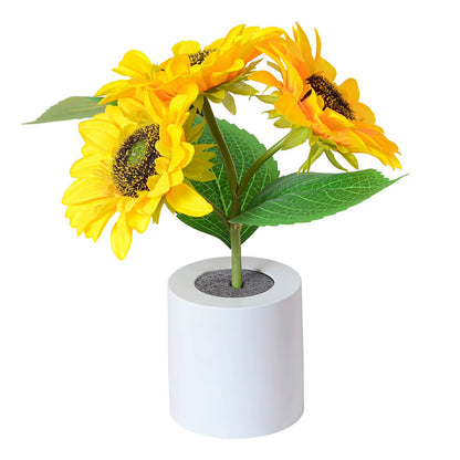 Artificial Sunflower Night Light Livelike and Fantastic Night Light for Mother' S Day Thanksgiving Christmas