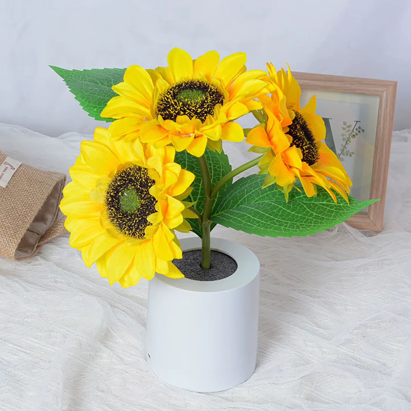 Artificial Sunflower Night Light Livelike and Fantastic Night Light for Mother' S Day Thanksgiving Christmas