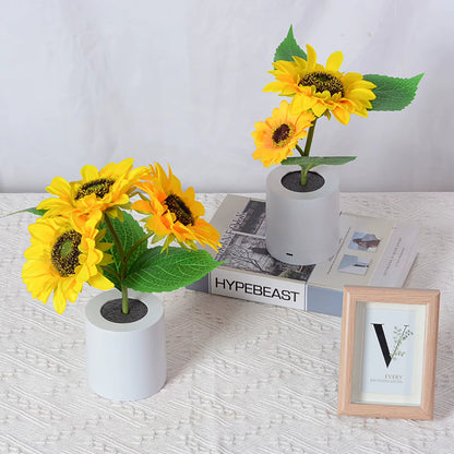 Artificial Sunflower Night Light Livelike and Fantastic Night Light for Mother' S Day Thanksgiving Christmas